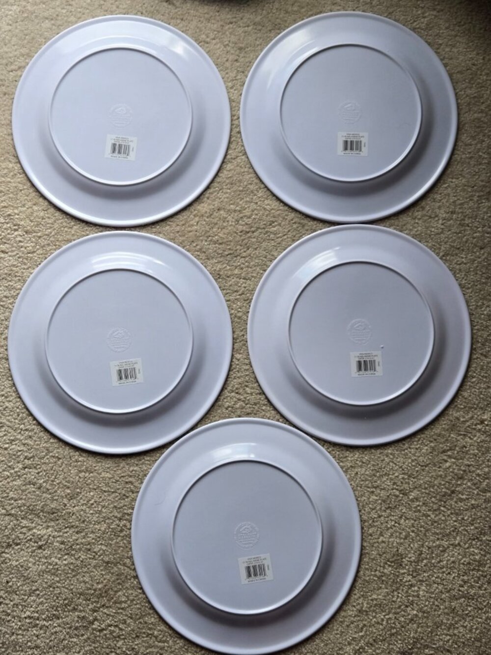 Stephan Roberts' Home Collection 11-inch Viva Mexico Melamine Plates Set Of 5 - Picture 2 of 6
